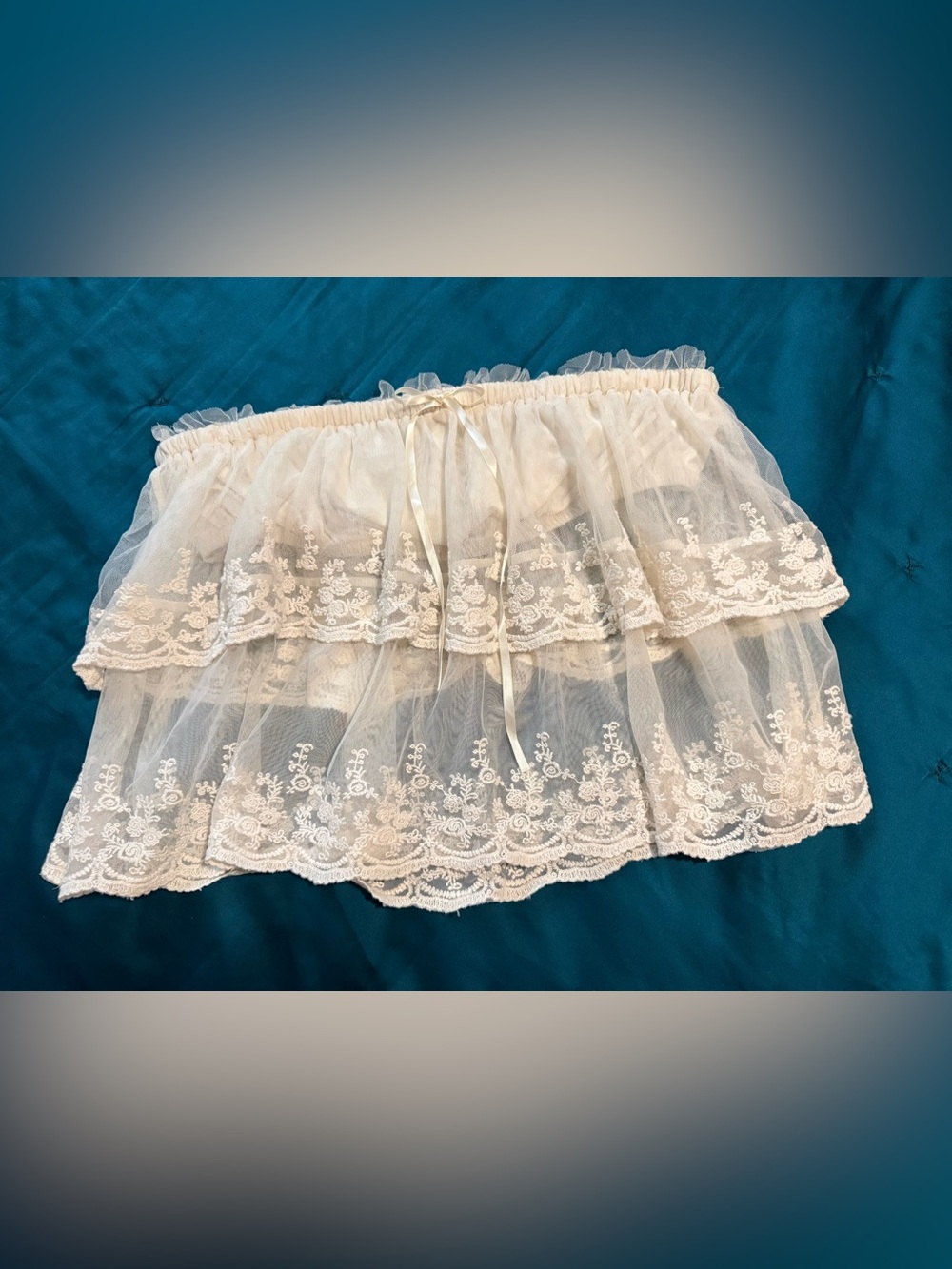 NWT Love you so lace tube top sz L🌸